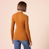Amazon Essentials Women’s Fine Gauge Stretch Polo Ribbed Cardigan (Previously Daily Ritual)(Dark Caramel)