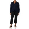 Amazon Essentials Women’s Fine Gauge Stretch Polo Ribbed Cardigan (Previously Daily Ritual)(Navy)