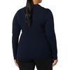 Amazon Essentials Women’s Fine Gauge Stretch Polo Ribbed Cardigan (Previously Daily Ritual)(Navy)