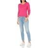 Amazon Essentials Women’s Lightweight Cable Knit Long Sleeve Sweater(Bright Pink)