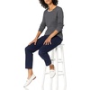 Amazon Essentials Women’s Lightweight Cable Knit Long Sleeve Sweater(Charcoal Heather)