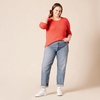 Amazon Essentials Women’s Lightweight Cable Knit Long Sleeve Sweater(Coral Pink)