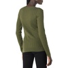 Amazon Essentials Women’s Lightweight Cable Knit Long Sleeve Sweater(Dark Olive)