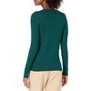 Amazon Essentials Women’s Lightweight Cable Knit Long Sleeve Sweater(Evergreen)