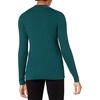 Amazon Essentials Women’s Lightweight Cable Knit Long Sleeve Sweater(Forest Green)