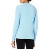 Amazon Essentials Women’s Lightweight Cable Knit Long Sleeve Sweater(Sky Blue)