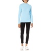 Amazon Essentials Women’s Lightweight Cable Knit Long Sleeve Sweater(Sky Blue)