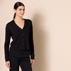 Amazon Essentials Women’s Lightweight Cardigan Sweater(Black)