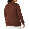 Amazon Essentials Women’s Lightweight Cardigan Sweater(Brown)