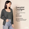 Amazon Essentials Women’s Lightweight Cardigan Sweater(Burgundy)