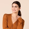 Amazon Essentials Women’s Lightweight Cardigan Sweater(Caramel)