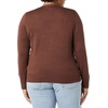 Amazon Essentials Women’s Lightweight Cardigan Sweater(Dark Chestnut Brown Heather)