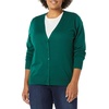 Amazon Essentials Women’s Lightweight Cardigan Sweater(Dark Green)