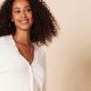 Amazon Essentials Women’s Lightweight Cardigan Sweater(Eggshell White)