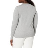 Amazon Essentials Women’s Lightweight Cardigan Sweater(Light Grey Heather)