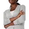 Amazon Essentials Women’s Lightweight Cardigan Sweater(Light Grey Heather)