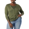 Amazon Essentials Women’s Lightweight Cardigan Sweater(Olive)