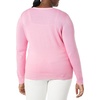 Amazon Essentials Women’s Lightweight Cardigan Sweater(Pink)