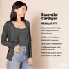 Amazon Essentials Women’s Lightweight Cardigan Sweater(Rust)