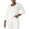 Amazon Essentials Women’s Lightweight Cardigan Sweater(White)