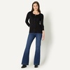 Amazon Essentials Women’s Lightweight Crewneck(Black)