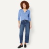 Amazon Essentials Women’s Lightweight Crewneck(Blue)
