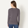 Amazon Essentials Women’s Lightweight Crewneck(Charcoal Heather)