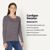 Amazon Essentials Women’s Lightweight Crewneck(Charcoal Heather)