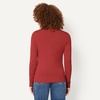 Amazon Essentials Women’s Lightweight Crewneck(Dark Red)