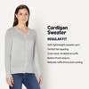 Amazon Essentials Women’s Lightweight Crewneck(Grey Heather)