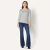 Amazon Essentials Women’s Lightweight Crewneck(Grey Heather)