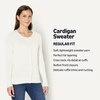 Amazon Essentials Women’s Lightweight Crewneck(Ivory)