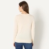 Amazon Essentials Women’s Lightweight Crewneck(Pale Peach)
