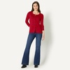 Amazon Essentials Women’s Lightweight Crewneck(Red)