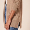 Amazon Essentials Women’s Lightweight Long-Sleeve Open-Front Long Cardigan Sweater, Regular Fit(Camel Heather)