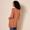 Amazon Essentials Women’s Lightweight Long-Sleeve Open-Front Long Cardigan Sweater, Regular Fit(Caramel)