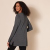 Amazon Essentials Women’s Lightweight Long-Sleeve Open-Front Long Cardigan Sweater, Regular Fit(Charcoal Heather)
