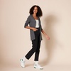 Amazon Essentials Women’s Lightweight Long-Sleeve Open-Front Long Cardigan Sweater, Regular Fit(Charcoal Heather)