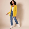 Amazon Essentials Women’s Lightweight Long-Sleeve Open-Front Long Cardigan Sweater, Regular Fit(Gold)