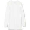 Amazon Essentials Women’s Lightweight Long-Sleeve Open-Front Long Cardigan Sweater, Regular Fit(Ivory)