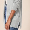 Amazon Essentials Women’s Lightweight Long-Sleeve Open-Front Long Cardigan Sweater, Regular Fit(Light Grey Heather)
