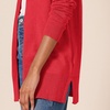 Amazon Essentials Women’s Lightweight Long-Sleeve Open-Front Long Cardigan Sweater, Regular Fit(Red)