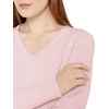 Amazon Essentials Women’s Lightweight Long-Sleeve V-Neck Cotton Sweater(Light Pink)