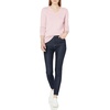 Amazon Essentials Women’s Lightweight Long-Sleeve V-Neck Cotton Sweater(Light Pink)