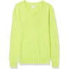 Amazon Essentials Women’s Lightweight Long-Sleeve V-Neck Cotton Sweater(Lime Green)