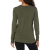 Amazon Essentials Women’s Lightweight Long-Sleeve V-Neck Cotton Sweater(Olive)
