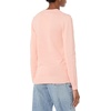 Amazon Essentials Women’s Lightweight Long-Sleeve V-Neck Cotton Sweater(Peach)