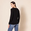 Amazon Essentials Women’s Lightweight Long-Sleeve V-Neck Sweater(Black)