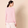Amazon Essentials Women’s Lightweight Long-Sleeve V-Neck Sweater(Light Pink)