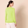 Amazon Essentials Women’s Lightweight Long-Sleeve V-Neck Sweater(Neon Yellow)